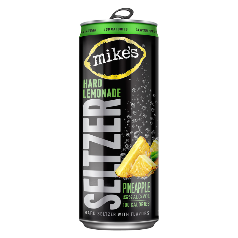 Mike's Hard Lemonade Pineapple Seltzer Single 12oz Can 5.0% ABV