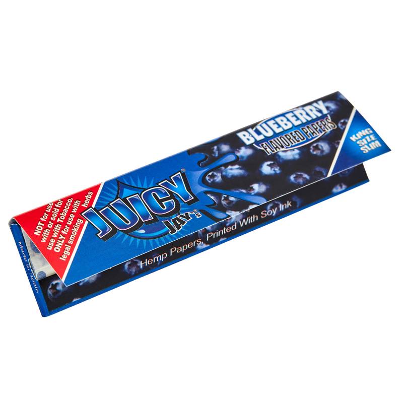 Juicy Jay's Blueberry Rolling Papers King Size Slim 32ct