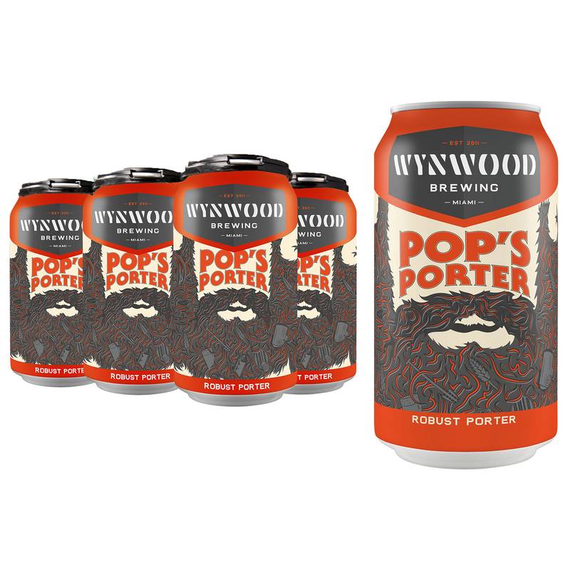 Wynwood Pop's Porter 6pk 12oz Can 6.2% ABV