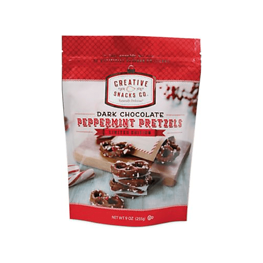 Creative Snacks Dark Chocolate Peppermint Pretzels 9oz