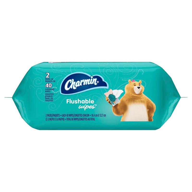 Charmin Flushable Wipes 2pk