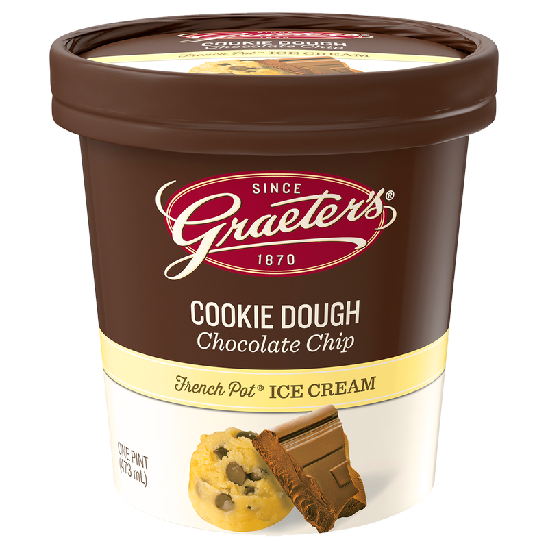 Graeter's Cookie Dough Chocolate Chip Ice Cream Pint