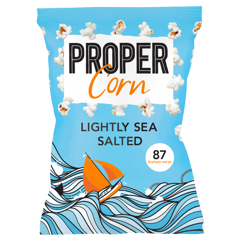 Propercorn Lightly Sea Salted Popcorn, 70g