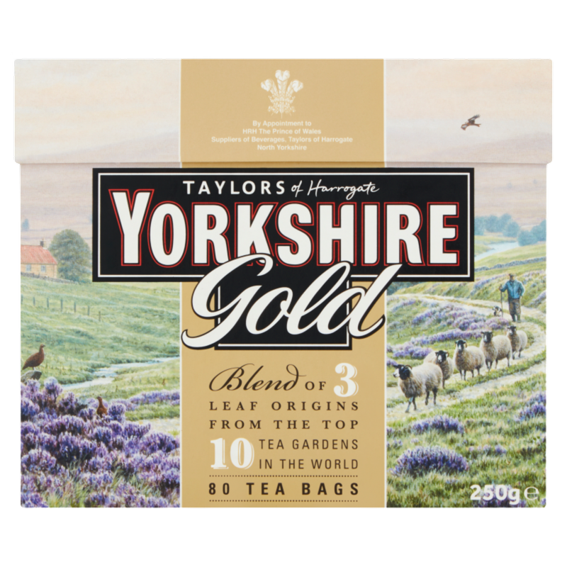 Yorkshire Gold Tea Bags, 80pcs