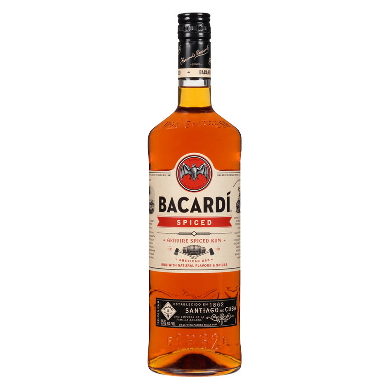 Bacardi Spiced Rum 1L (70 proof)
