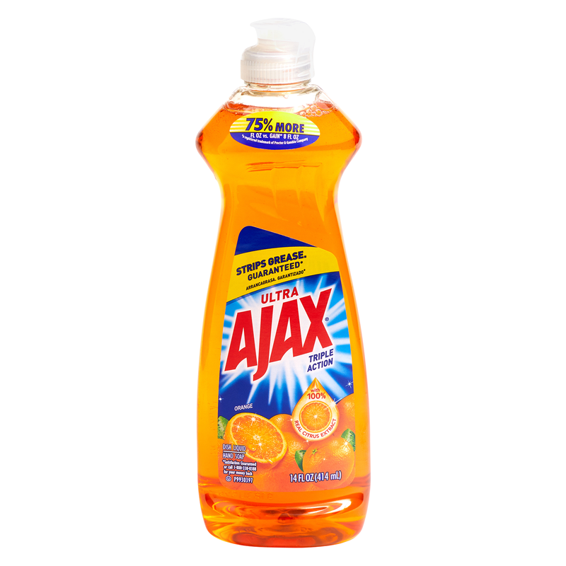 Ajax Orange Dish Liquid 14oz