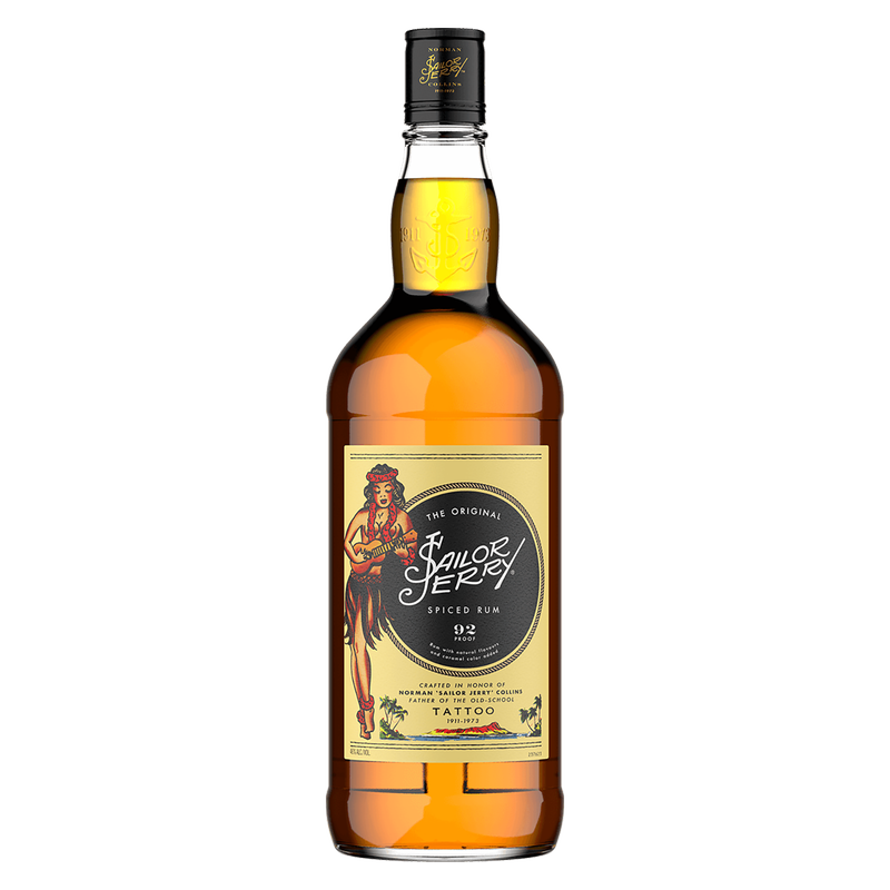 Sailor Jerry Spiced Rum 1L (92 Proof)