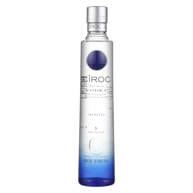 CIROC UltraPremium Vodka, 200 mL Alcohol fast delivery by App or Online