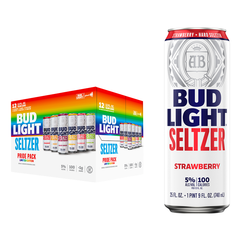 Bud Light Seltzer Pride Pack 12pk 12oz Can 5.0% ABV