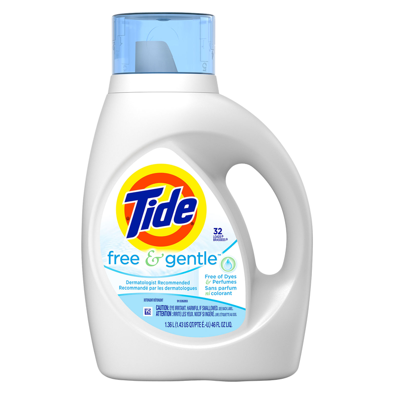 Tide Free & Gentle Liquid Laundry Detergent 46oz