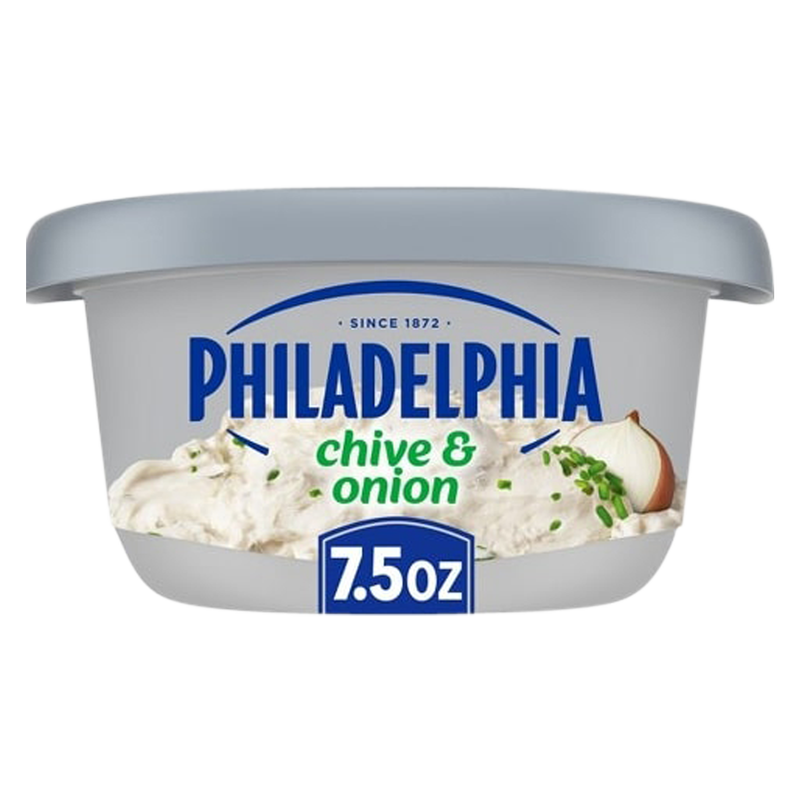 Philadelphia Chive & Onion Cream Cheese Spread - 7.5oz