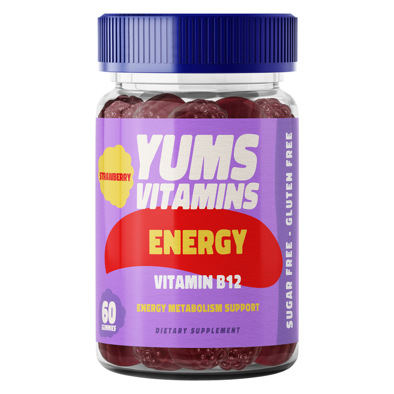 Yums Vitamins Sugar Free Energy Gummies 60ct
