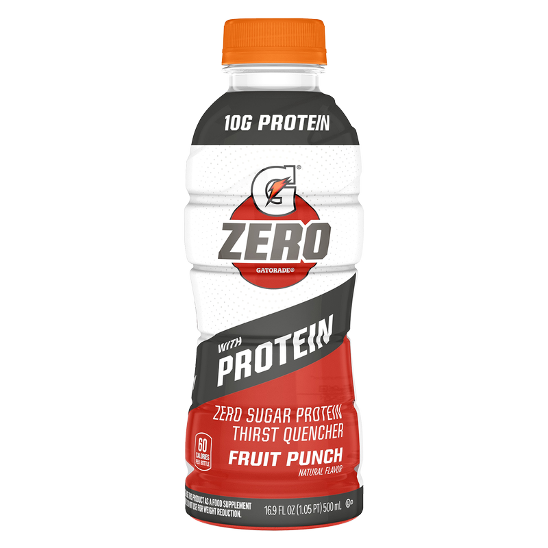 G Zero + Protein Fruit Punch 16.9oz