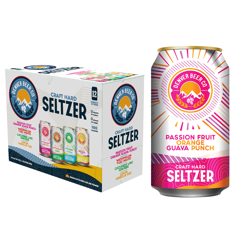 Denver Beer Co Craft Hard Seltzer 12pk 12oz Can 5.0% ABV