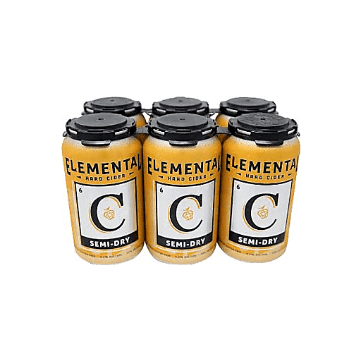Elemental Carbon Semi-Dry Cider 6pk 12oz Can
