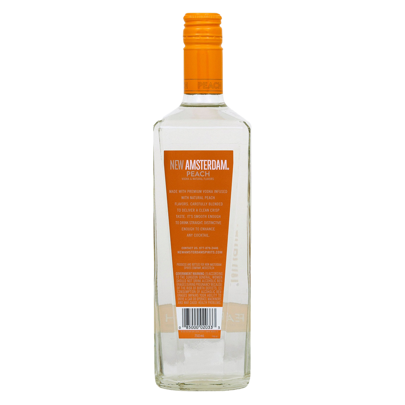 New Amsterdam Peach Vodka 750ml (70 Proof)
