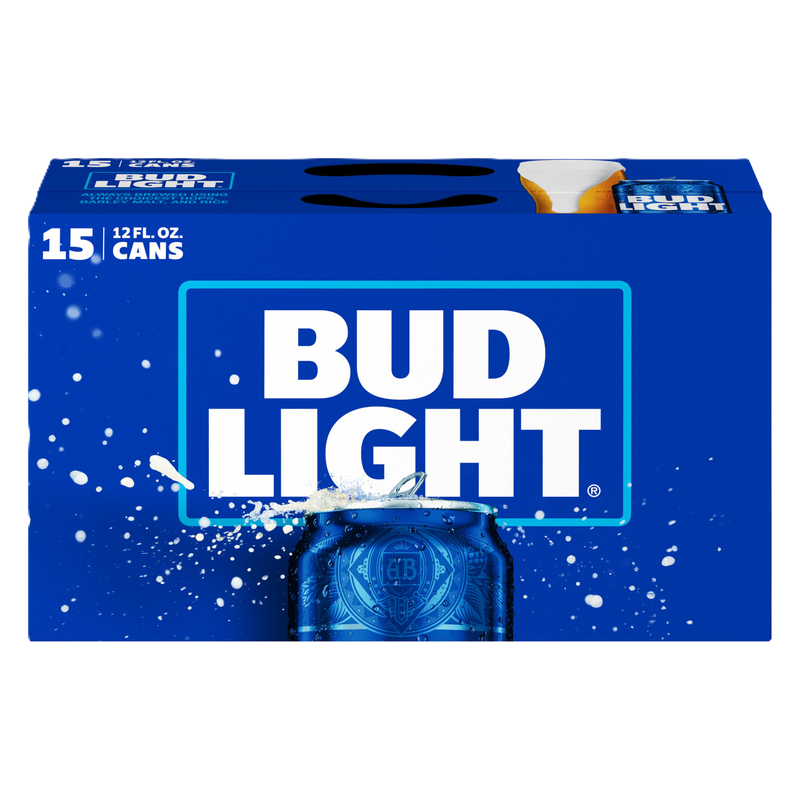 Bud Light 15pk 12oz Can 4.2% ABV : Alcohol fast delivery by App or Online