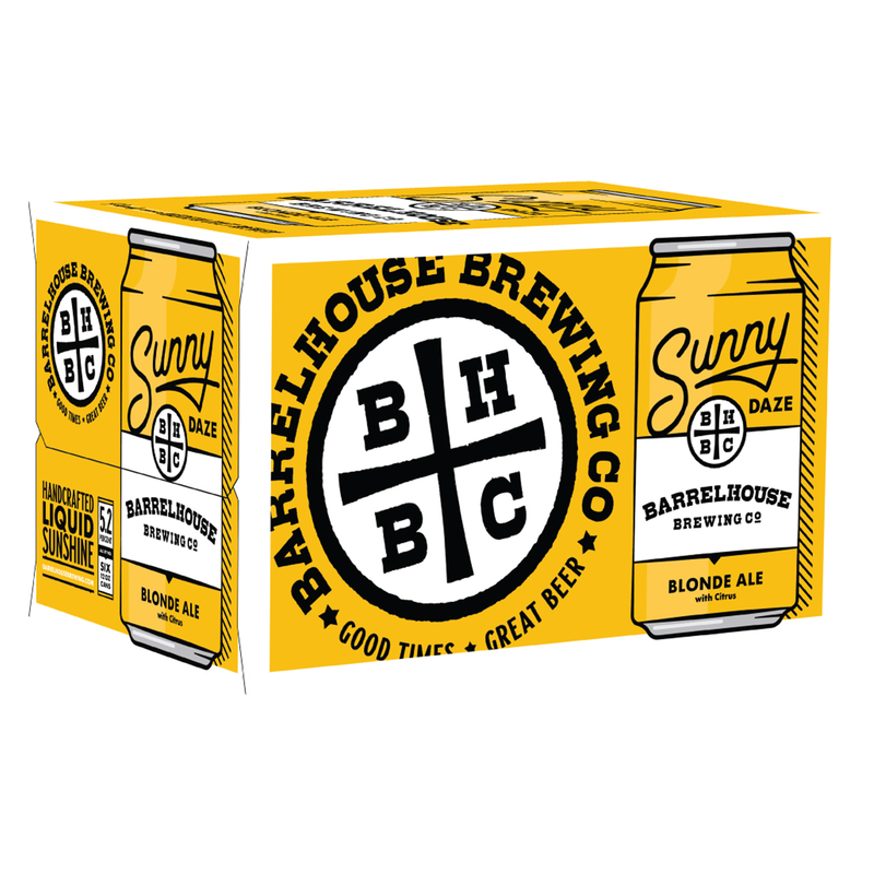 Barrelhouse Brewing Sunny Daze Blonde Ale 6pk 12oz Can Alcohol fast