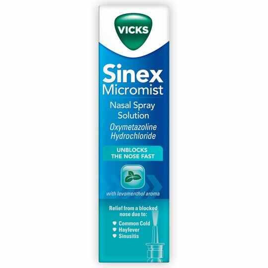 Vicks Sinex Micromist Aqueous Nasal Spray Solution, 15ml