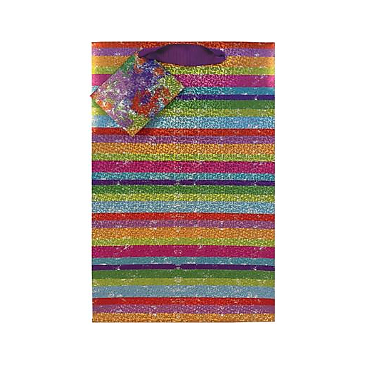 Splatter Stripe Pillar Tote