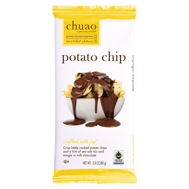 Chuao Chocolatier Potato Chip Bar 2.8 Oz