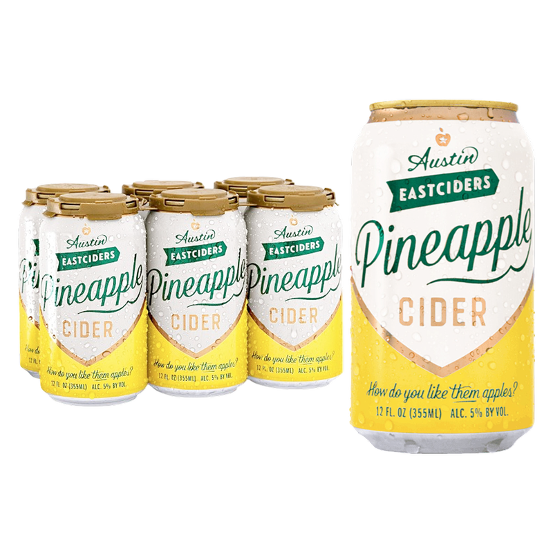Austin Eastciders Pineapple Cider 12pk 12oz Can 5.0% ABV