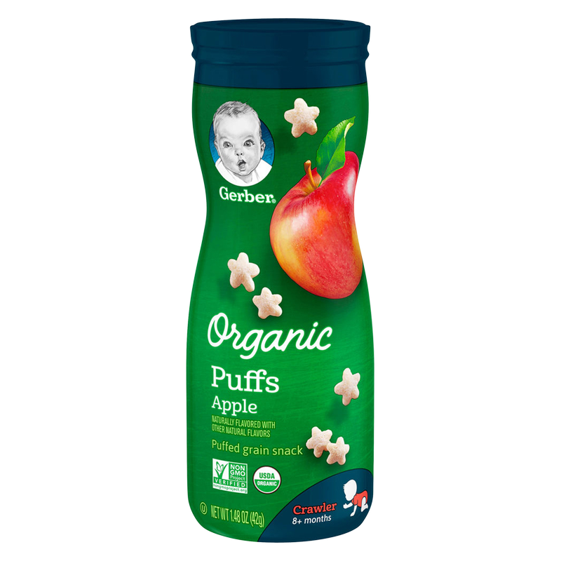Gerber Organic Apple Puffs 1.48oz