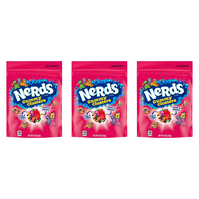 3ct Nerds Gummy Clusters Candy 8oz
