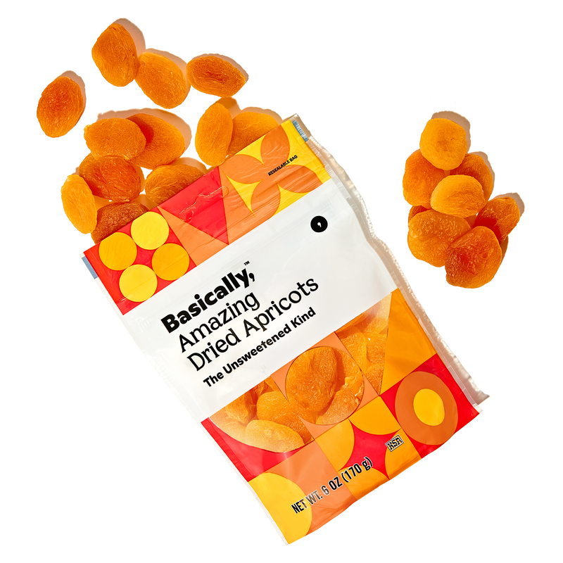 Basically, Unsweetened Dried Apricots 6oz