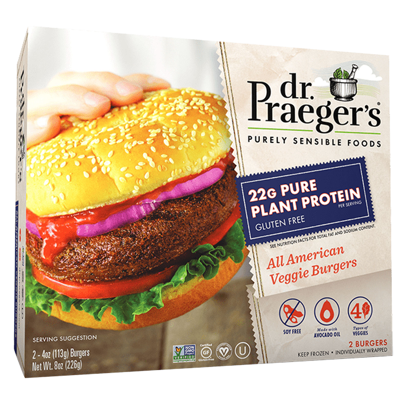 Dr. Praeger's All American Veggie Burger 8oz