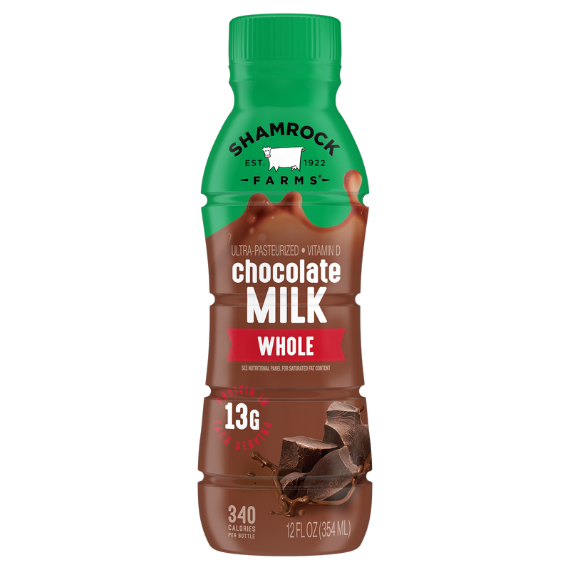 Shamrock Farms Whole Chocolate Milk 12oz