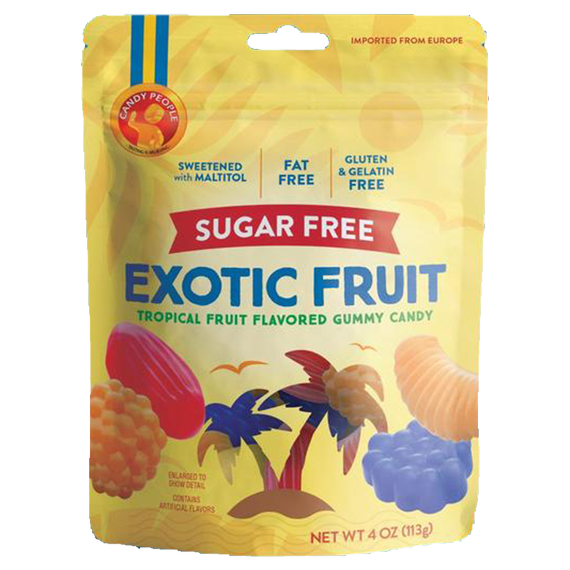 Candy People Sugar Free Exotic Fruit Mix 4oz