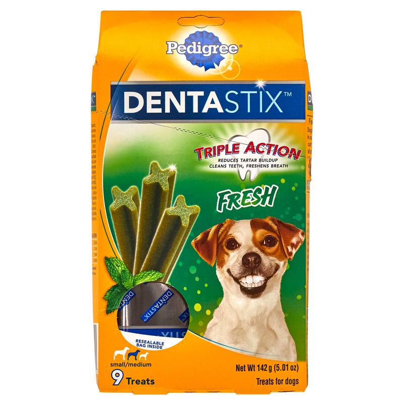 Pedigree Dentastix Dog Treats Small/Medium Dog Fresh 9ct