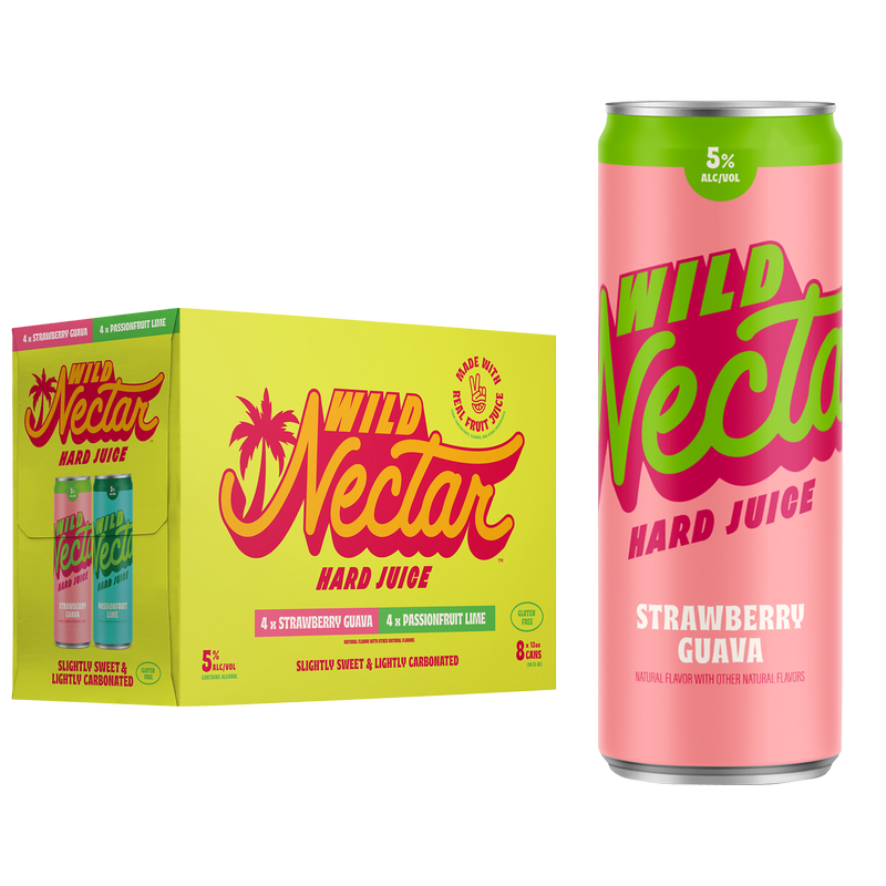 Wild Nectar Hard Juice Variety 8pk 12oz Can 5% ABV