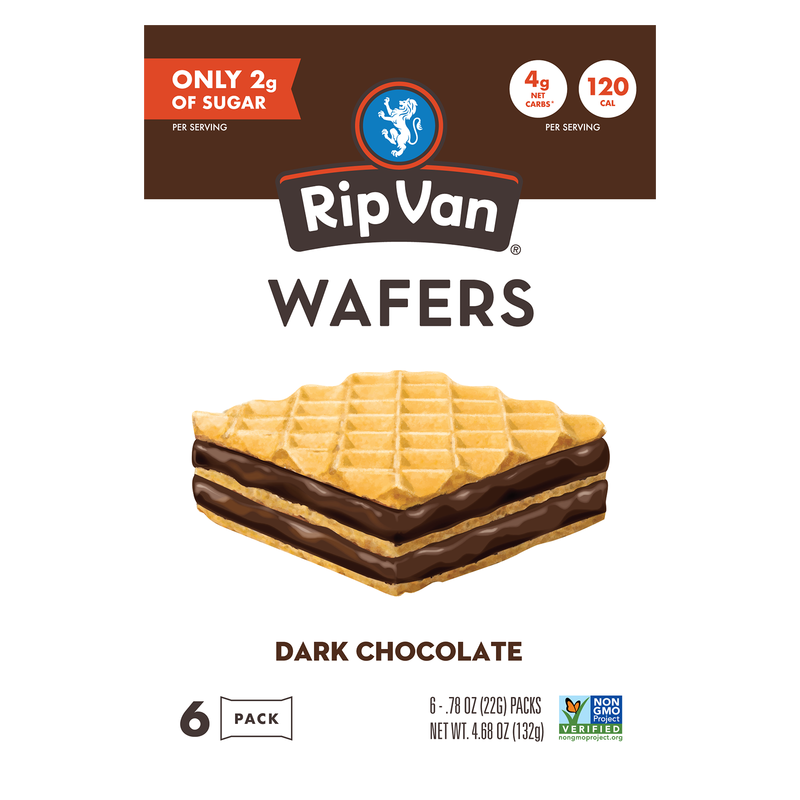 Rip Van Wafers Dark Chocolate 6ct