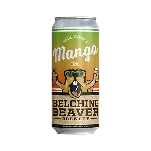 Belching Beaver Here Comes Mango IPA Single 19.2oz Can