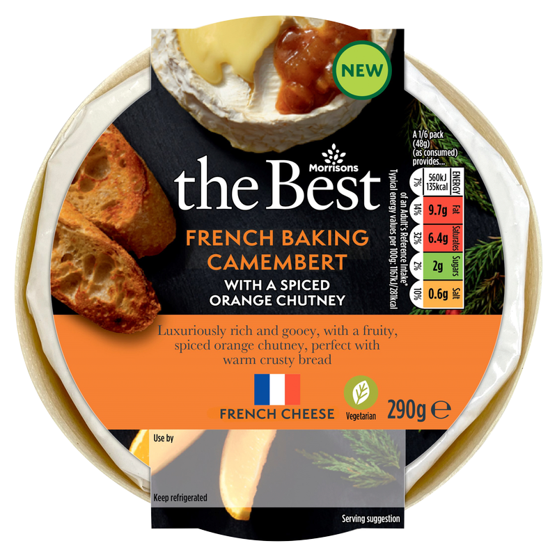 Morrisons The Best Baking Camembert with Spiced Orange, 290g
