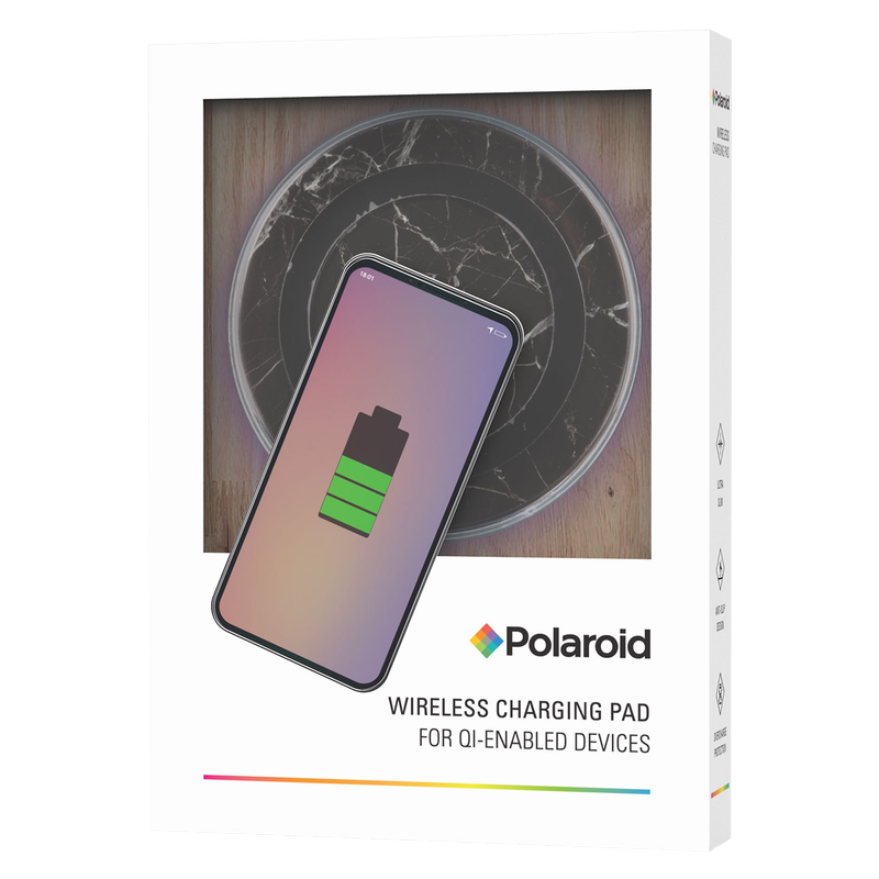 Polaroid Marble Rapid Wireless Charging Pad