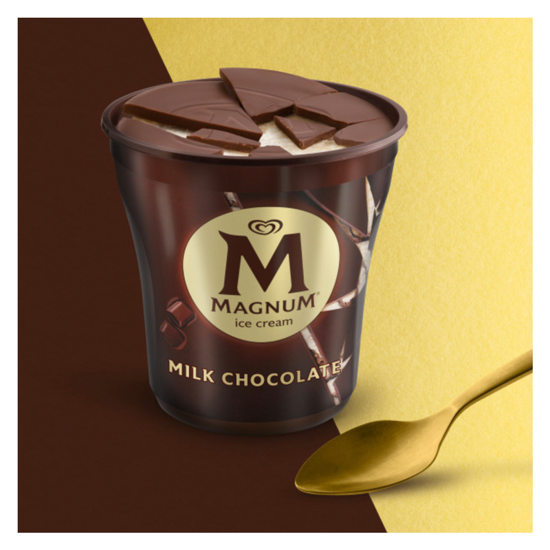 Magnum Classic Vanilla Ice Cream in a Chocolate Shell Pint 14.8oz