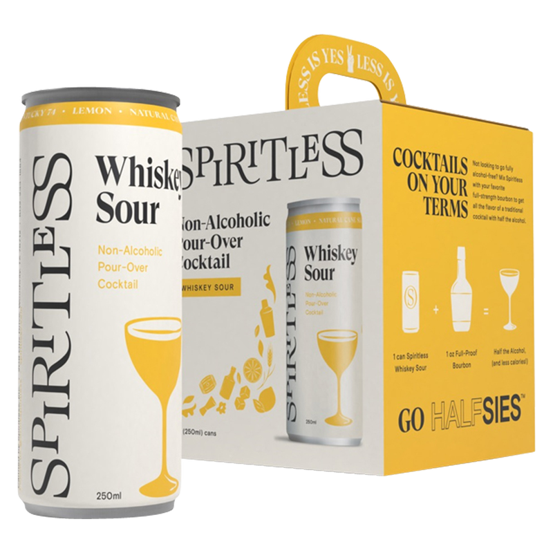 Spiritless Whiskey Sour 4Pk 250Ml