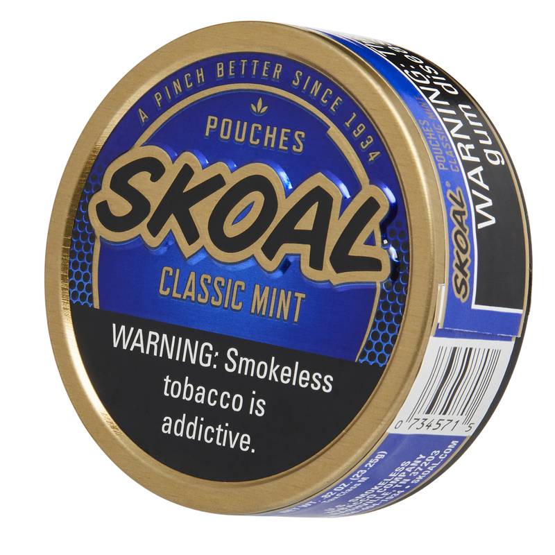 Skoal Classic Mint Chewing Tobacco Pouches 0.82oz