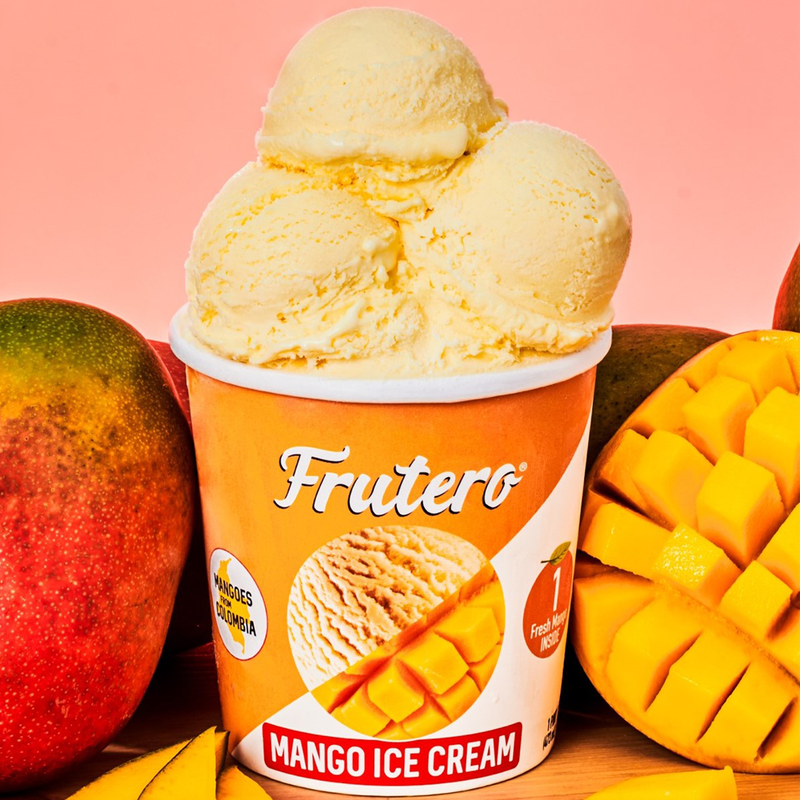 Frutero Mango Ice Cream Pint 16oz