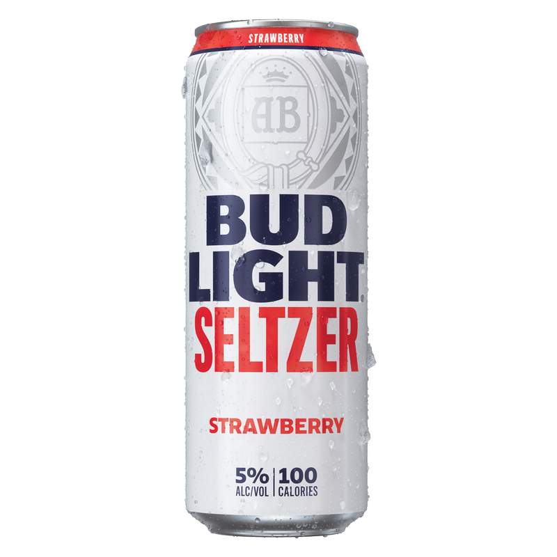 Bud Light Strawberry Seltzer Single 12oz Can 5.0% ABV