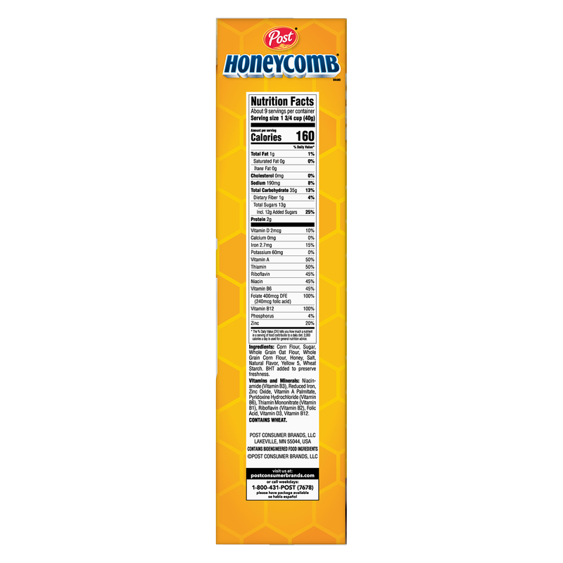 Post Honey-Comb Cereal 12.5oz