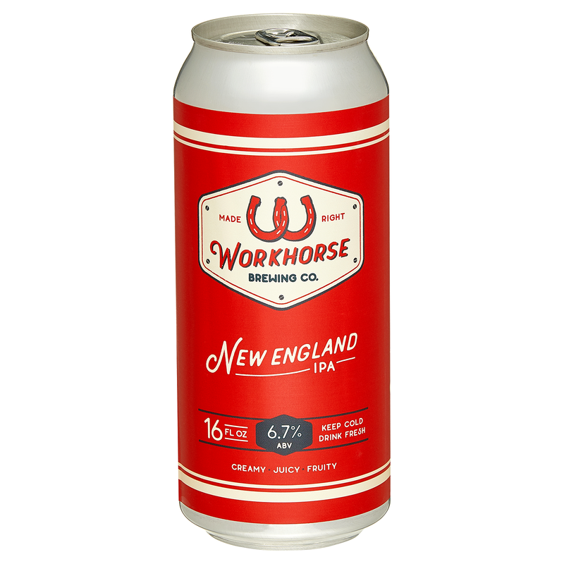 Workhorse New England IPA 4pk 16oz Can 6.7% ABV