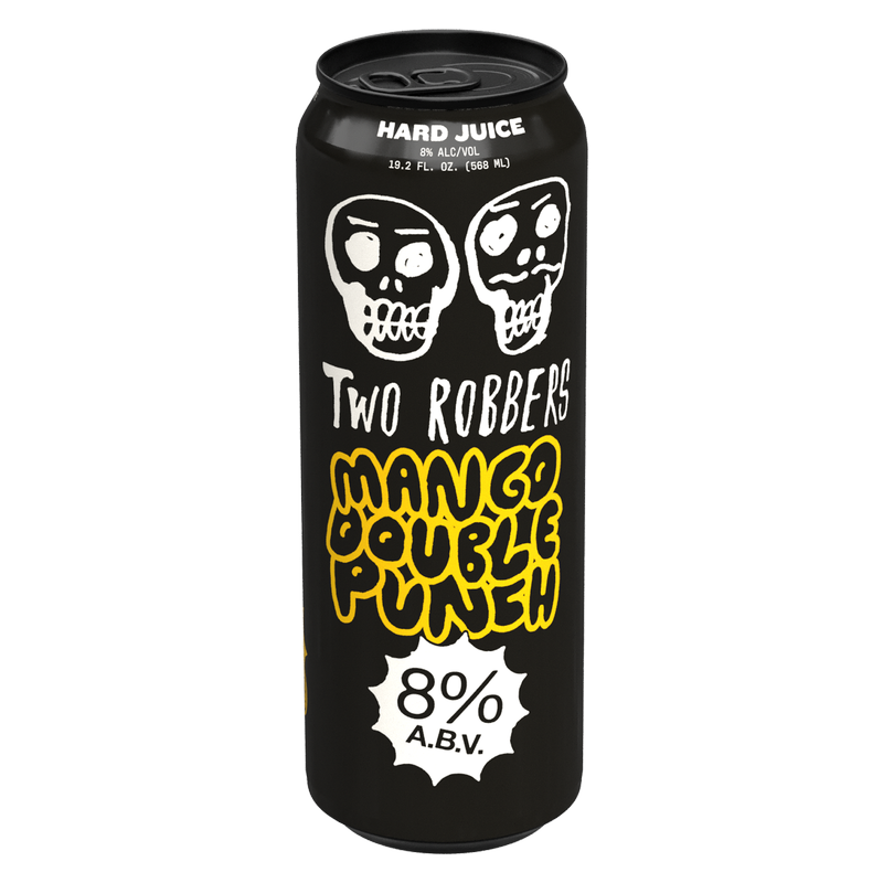Two Robbers Double Mango Hard Juice Single 19.2oz Can 8% ABV
