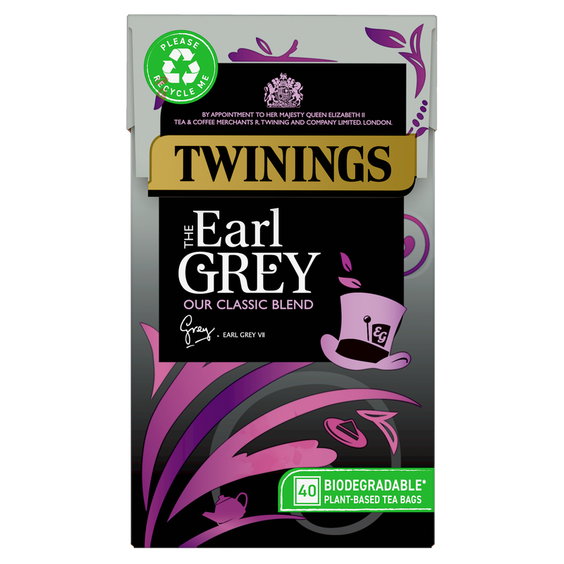Twinings Earl Grey Tea Bags, 40pcs