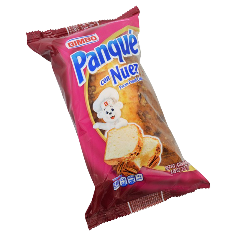 Bimbo Panqué Con Nuez Pecan Pound Cake 9oz
