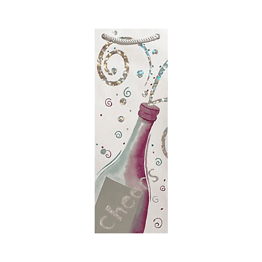 Silver Cheers Bottle Bag