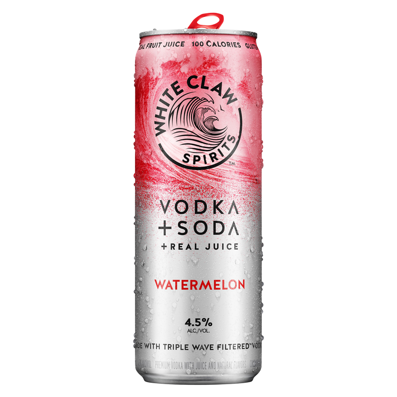 White Claw Vodka + Soda Watermelon 4pk 12oz Can 4.5 ABV Alcohol fast